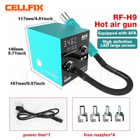 RF4 RF-H9 Intelligent Digital Display Hot Air Soldering Station for PCB BGA IC Chip Rework Desoldering Soldering Station Tool