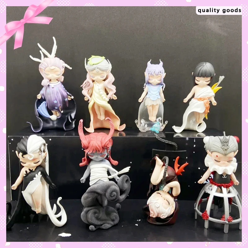 

52 игрушки серии эльфа, секрет сна, восхай, слепая коробка, демон, папа, эльф, мультяшная фигурка, рождественское украшение, модная коллекционная игрушка в подарок