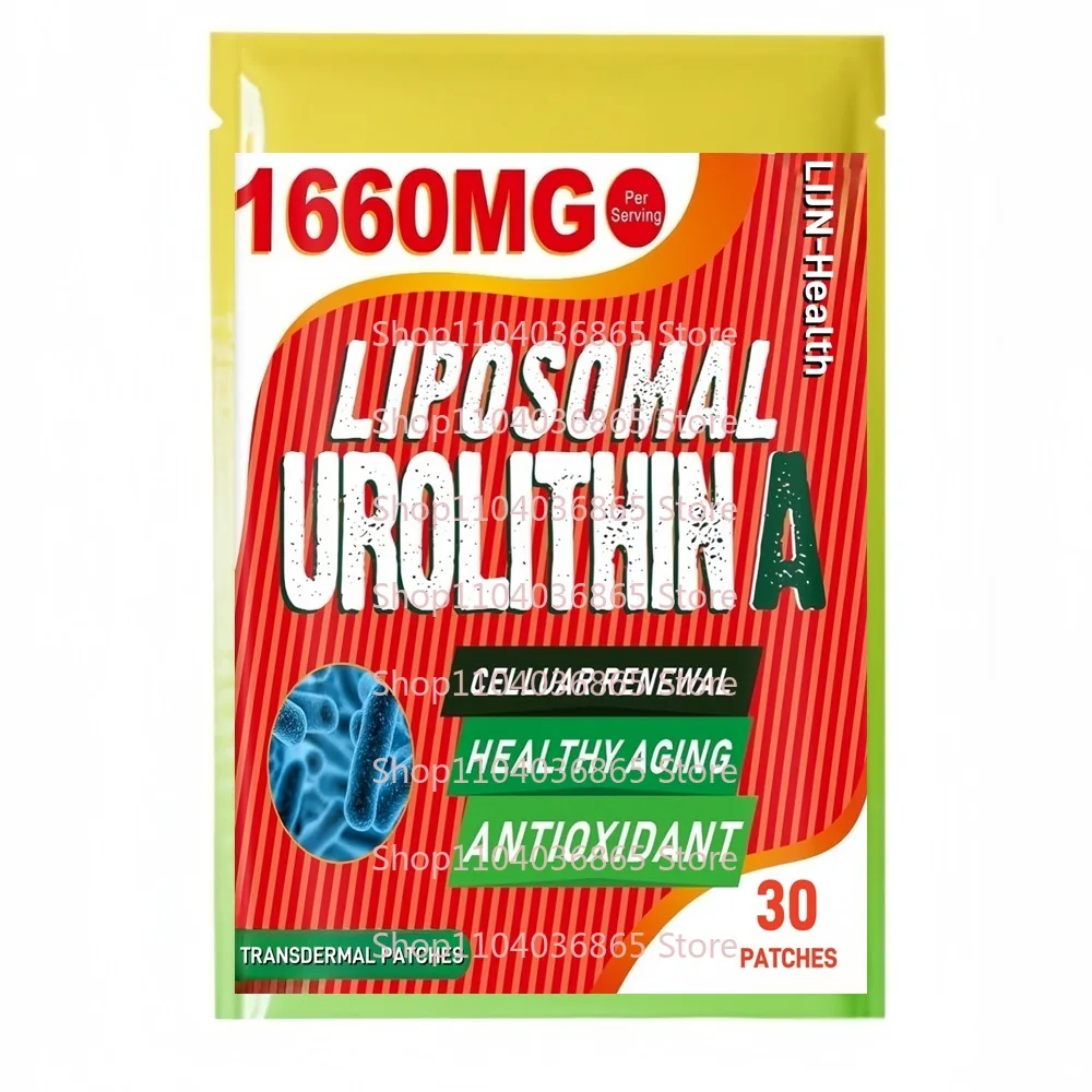 30 Patches Urolithin Ein transdermales Pflaster für kraftvolle Antioxidantien, Anti-Aging- und Mitochondrial-Unterstützung