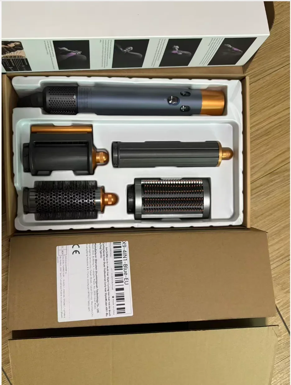 SenCiciMen 6-in-1 Multi Hair Styler Curling Iron Hair Hot Air Brush Curling Barrel Hair Dryer Professional Curly Hair Styler view 4
