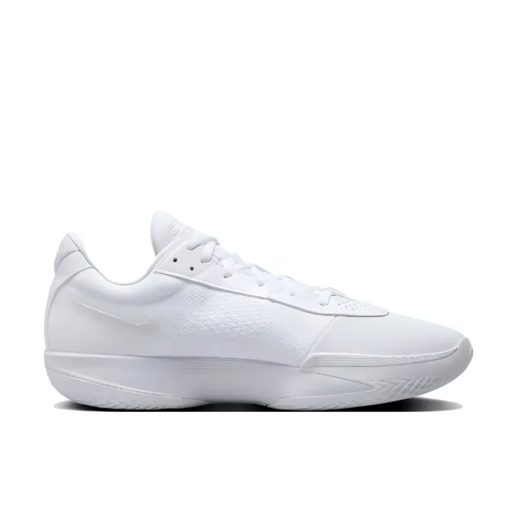 Nike Air Zoom G.T. Cut Academy Comfortable Simple Men's Low Top Basketball Shoes Shock Absorbing Anti-slip White