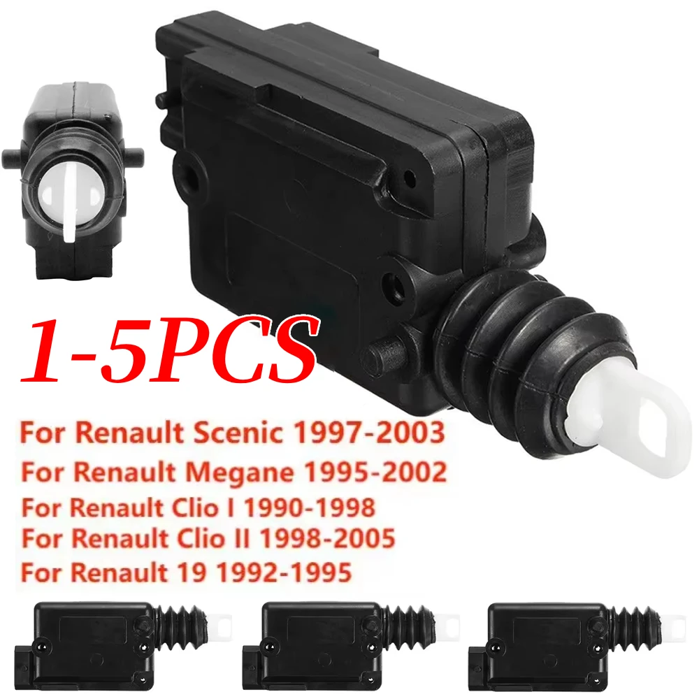 1-5PCS 2 Pin Door Lock Actuator Auto Central Locking Motor Actuator For Renault Clio I II Megane Scenic 7702127213 7701039565