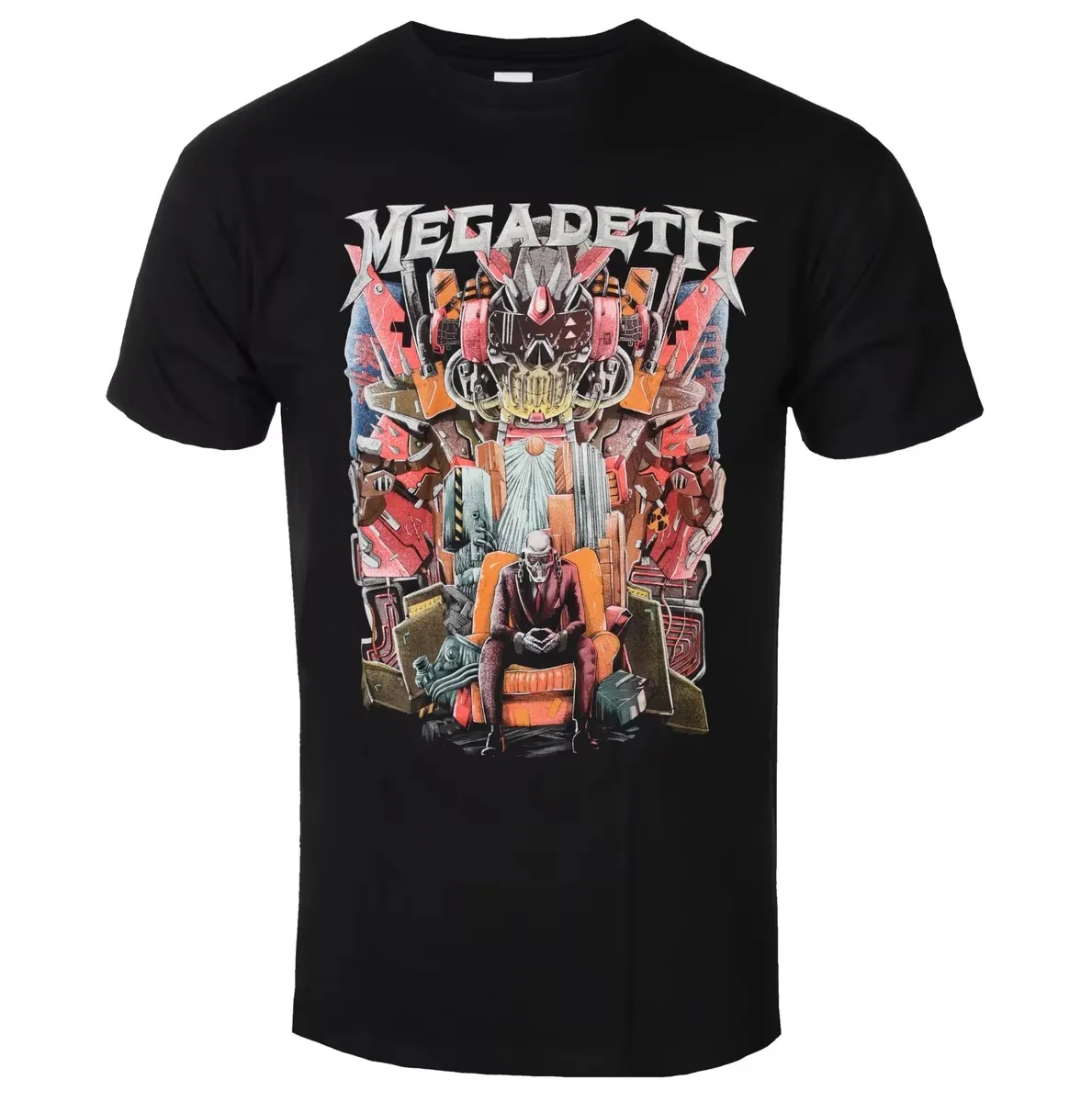 Vic Rattlehead Megadeth Thrash Metal Band Graphic T-Shirt Cotton Men Women Streetwear Tee