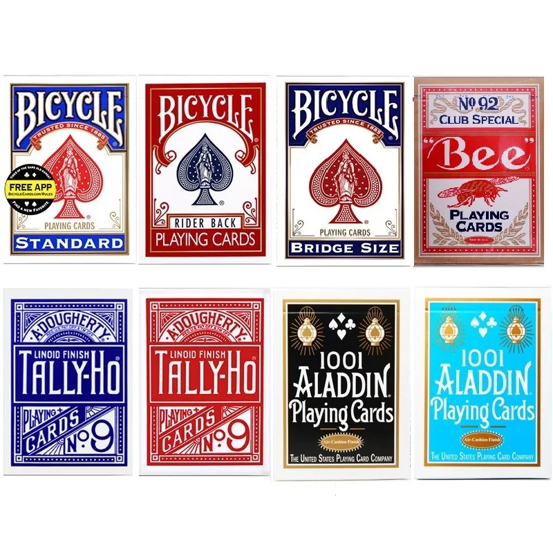 

Bicycle Rider Back Playing Cards Tally-Ho Bee Deck USPCC Poker Card Games Magic Tricks