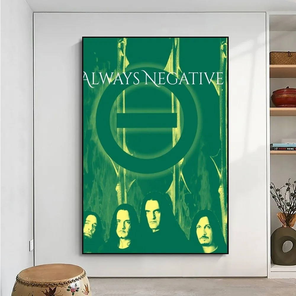 type o negative Poster Club Kraft Paper Prints Rules Poster Vintage Home Room Cafe Bar Art Wall Decor Aesthetic Painting