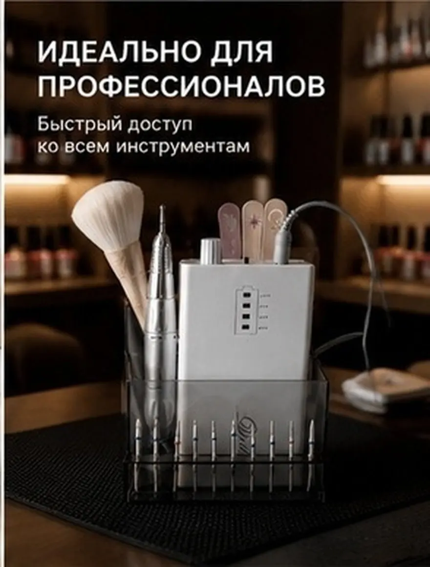 1Pcs Nail Polishing Machine Rack Simple Durable Storage Display Stand for Nail Art Salon Home Manicure Polisher Organizer