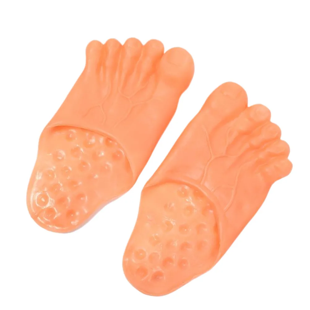 

1Pair Halloween Slippers Skin Color Scary Costume Party Props for Children 4-6 Years Halloween Party Supplies Fun