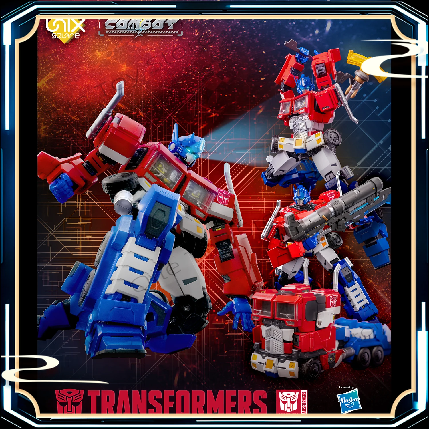 متوفر في المخزون Unix Square × Qianzhiren ألعاب متحولة OP Commander Autobot نموذج مجموعة شخصيات الحركة هدية #1