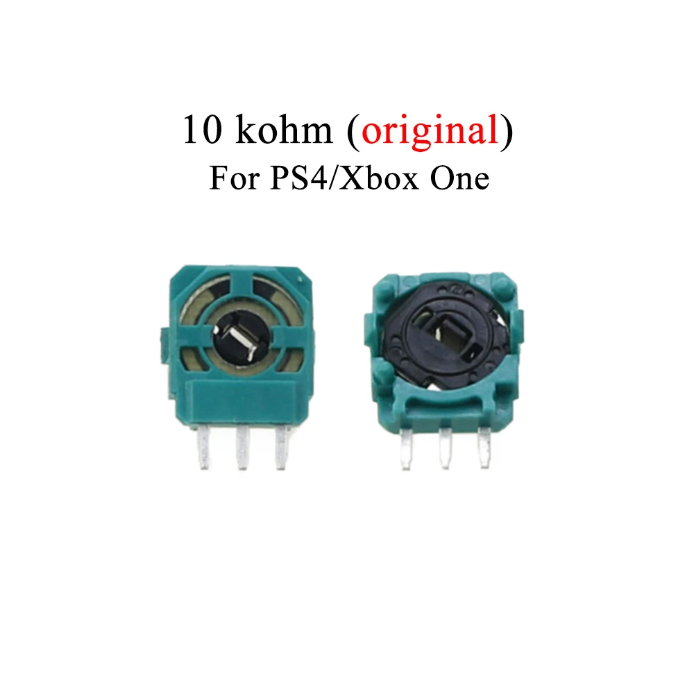 Sensor de microinterruptor analógico 3D para mando de PS4 y PS5, potenciómetro de resistencias de eje Thumbstick para Xbox one, 1 piezas