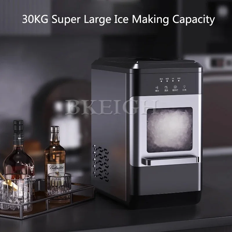 

Mini Ice Maker, Portable Electric Ice Cube Maker, Mini Tabletop, Household Liquid Ice Cube Forming Machine