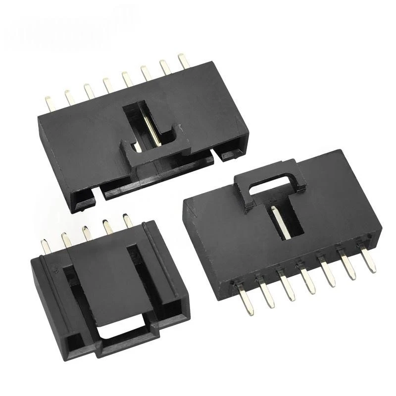 10PCS DuPont 2.54 with lock CD-ROM straight pin holder 2543 bent pin socket MX2.54 small aircraft head 2P18P20P