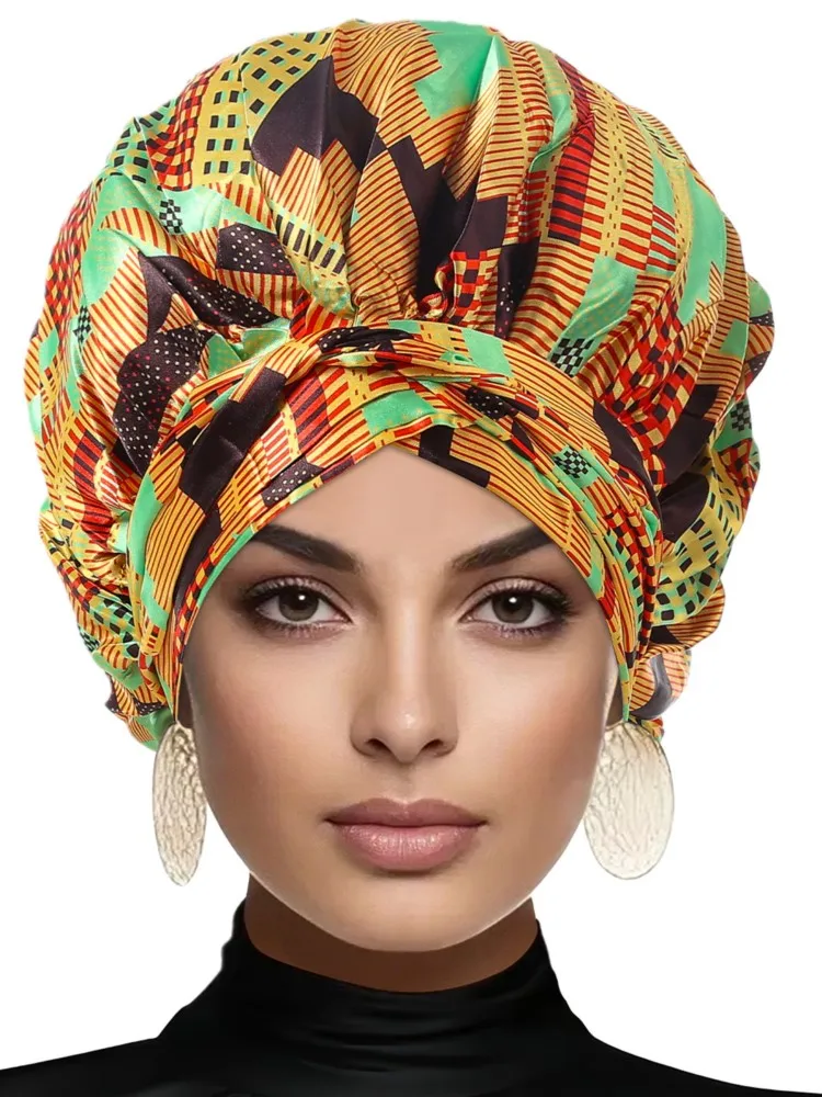 Fashion African Muslim Turban Cap Women's Autogele Headtie Lady Head Wraps Nigeria Wedding Headgear Turbante Mujer 2026