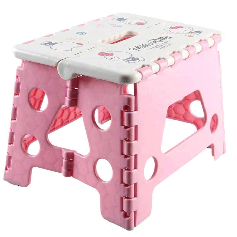 

Royalunion One Flip Sturdy Pink Stool Chair For Kids Adults, Cheap Low Price Good Quality Folding Step Stool
