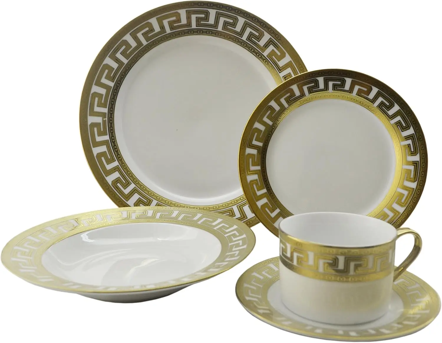 Three Star YL7600 Geschirrsets, Gold
