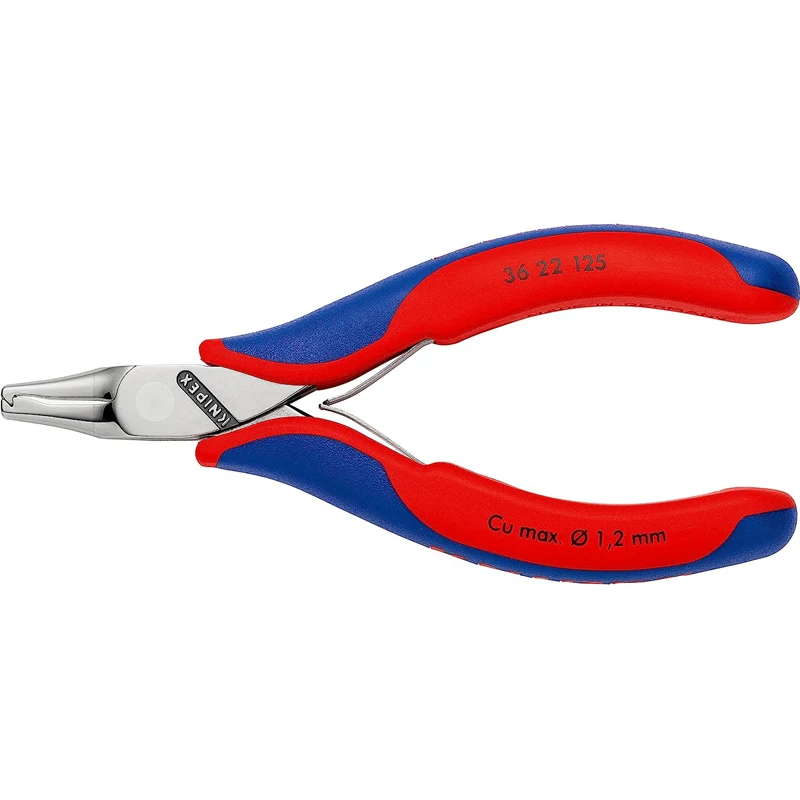 KNIPEX 36 22 125 Electronic Cutter Surface Polishing Treatment Flat And Without Burrs Low Friction Dual Spring Design