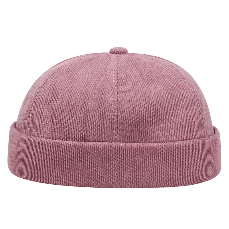 Frühling Und Sommer Neue Casual Vermieter Hut Straße Melone Haut Flut Hüte Ohne Krempe Retro Hip Hop Cap Männer Und Frauen Universal kappe