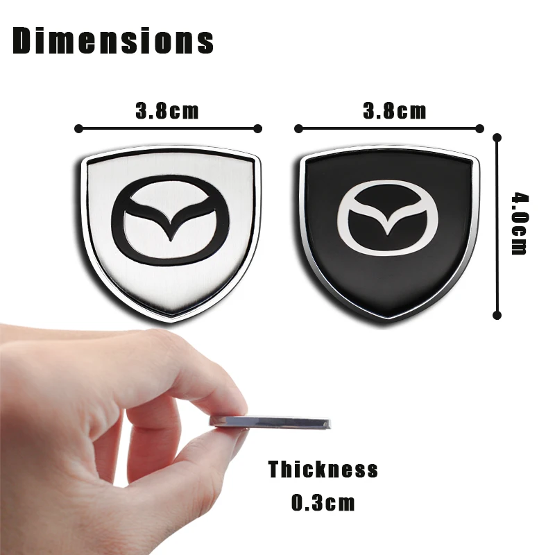 3D Metal Sticker Car Body Badge Shield Styling Auto Accessories For Mazda CX3 CX-5 CX5 CX7 CX9 MX5 Axela ATENZA Mazda 2 3