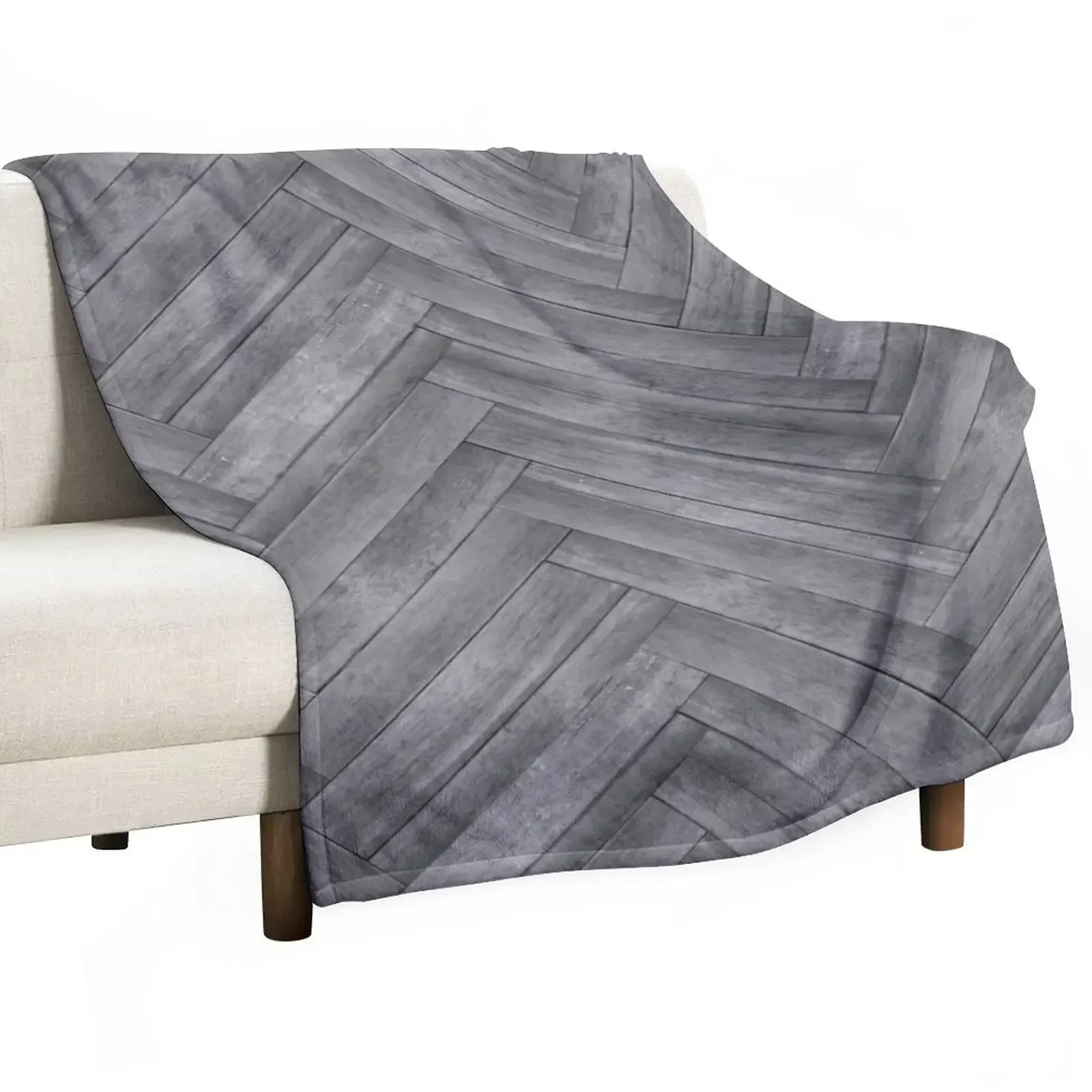 

Herringbone Wood Panels Throw Blanket Sofa Quilt Summer Blankets