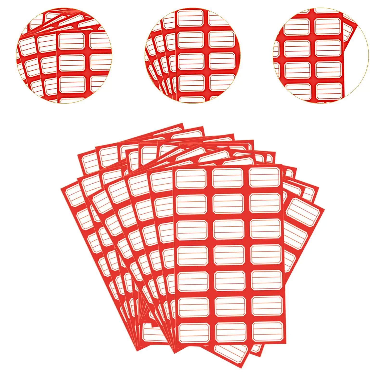 50 Pieces Blank Sticker Blank Handwriting Multi-use Writable Tag Stickers Plain