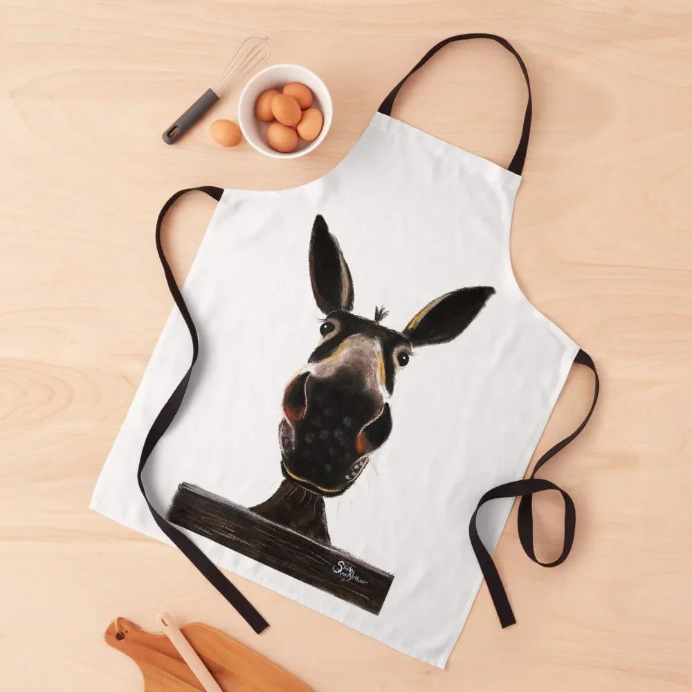 HAPPY DONKEY ' DEIRDRE DONKEY' BY SHIRLEY MACARTHUR Apron kitchen gadgets Chef jacket men Apron