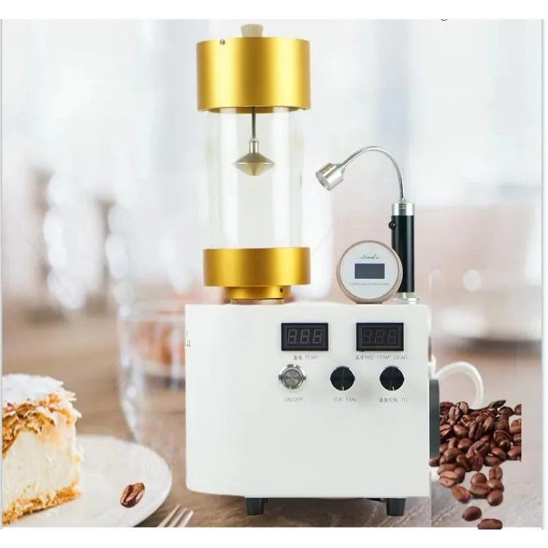 150g Electric Coffee Roaster Machine Stainless Steel Digital Temperature Control for Household Commercial Use