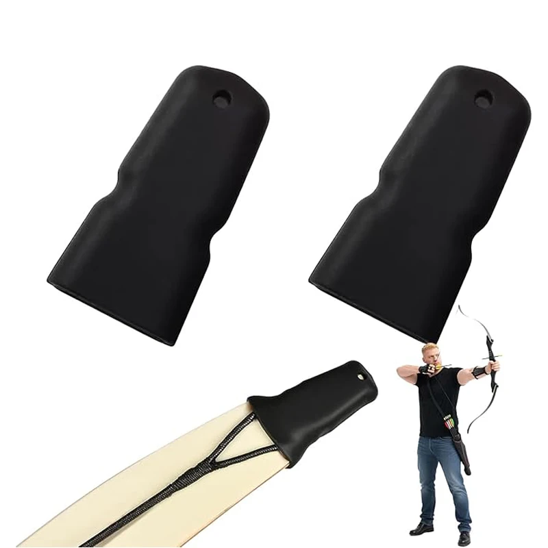 Recurve Bow Tip Protector, Archery Accessories for Recurve Bow & Longbow, Longbow Tip Guard, Bow Hunting Accessories