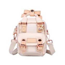 Linda mini mochila para mulheres, pequena mochila, mochilas para meninas fofas, bolsa de ombro para senhoras, bolsa feminina, nova