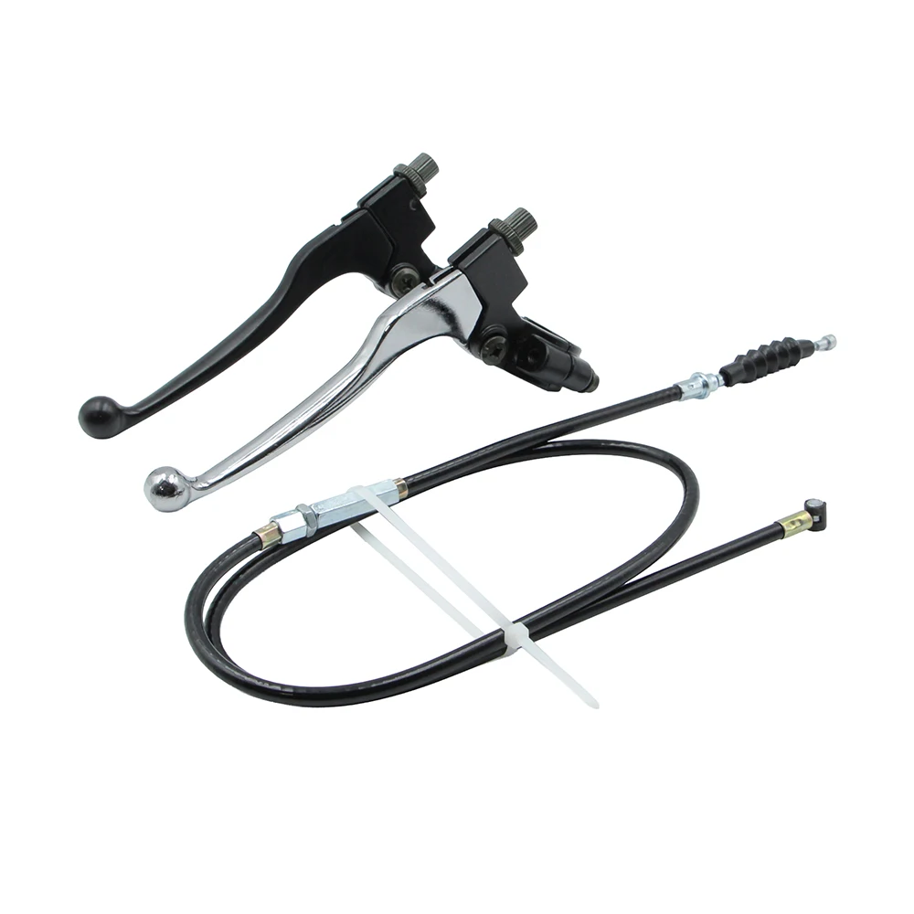 Motorcycle 7/8'' 22mm Left Clutch Lever Handlebar 39' Clutch Cable For 50cc 70cc 90cc 110cc 125cc Tao SSR RFZ Dirt Pit Bike