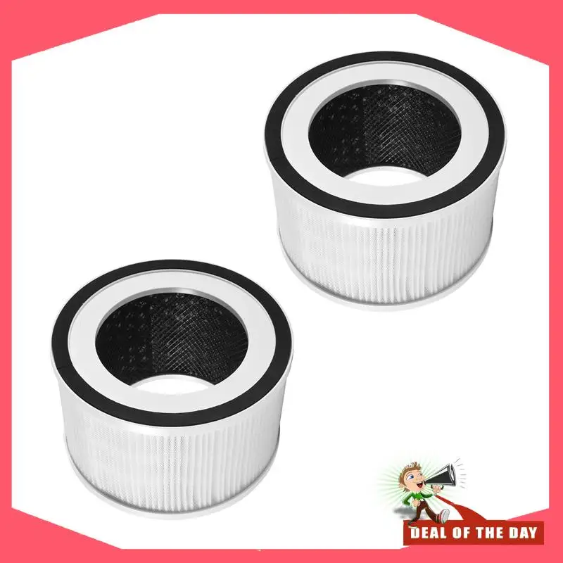 Consegna in 24 ore di ricambio True HEPA filtri compatibili con Afloia Fillo/Halo/Allo purificatore d'aria filtrazione a 3 stadi, confezione da 2