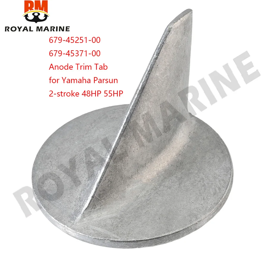 

679-45251 679-45371 Trim Tab Anode For Yamaha Outboard Engine Parsun 2T 40HP 48HP 50HP 55HP Boat Motor 679-45251-00 679-45371-00