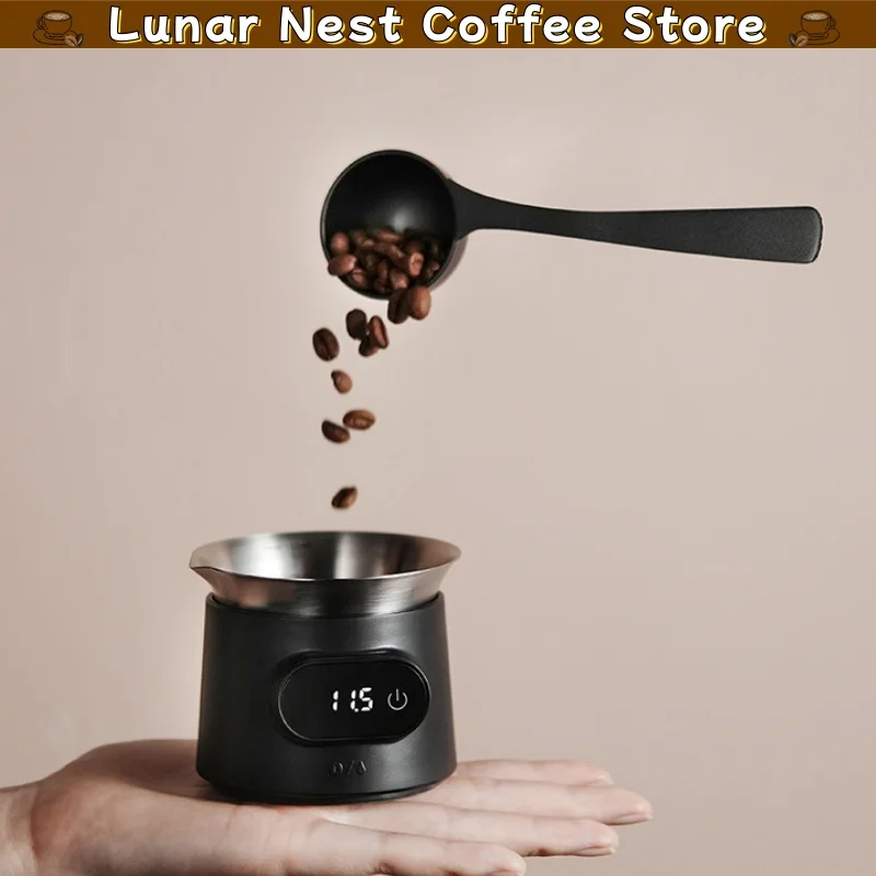 Mhw-3bomber Stainless Steel Coffee Measuring Spoon 9g Long Handle Dosing Scoop For Ground Coffee Cocoa Powder Barista Tool Gift