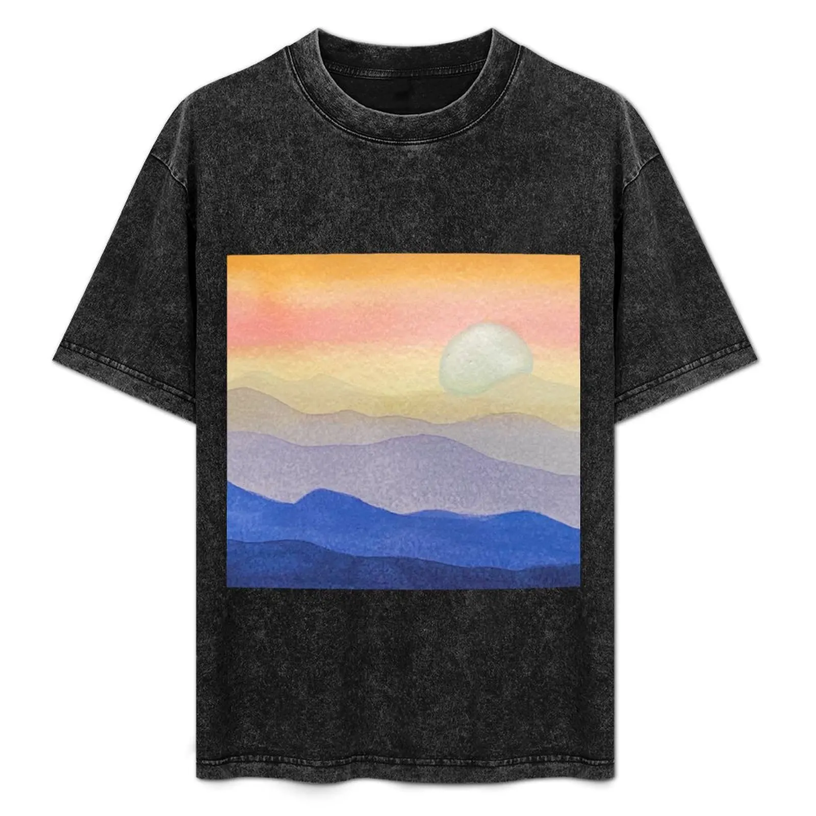 Wildfire Sunset T-Shirt for a boy vintage clothes plus size tops T-shirts for men cotton