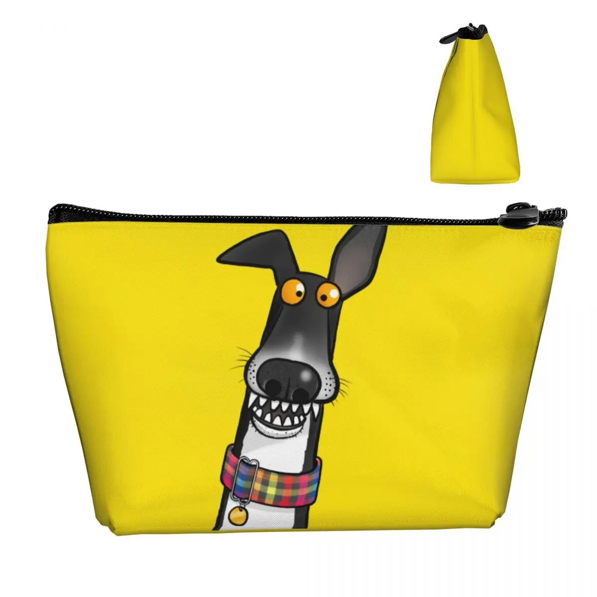 Travel Teefs Humour Sighthound Toiletry Bag Italian Greyhound Whippet Dog Makeup Cosmetic Organizer Women Storage Dopp Kit Case