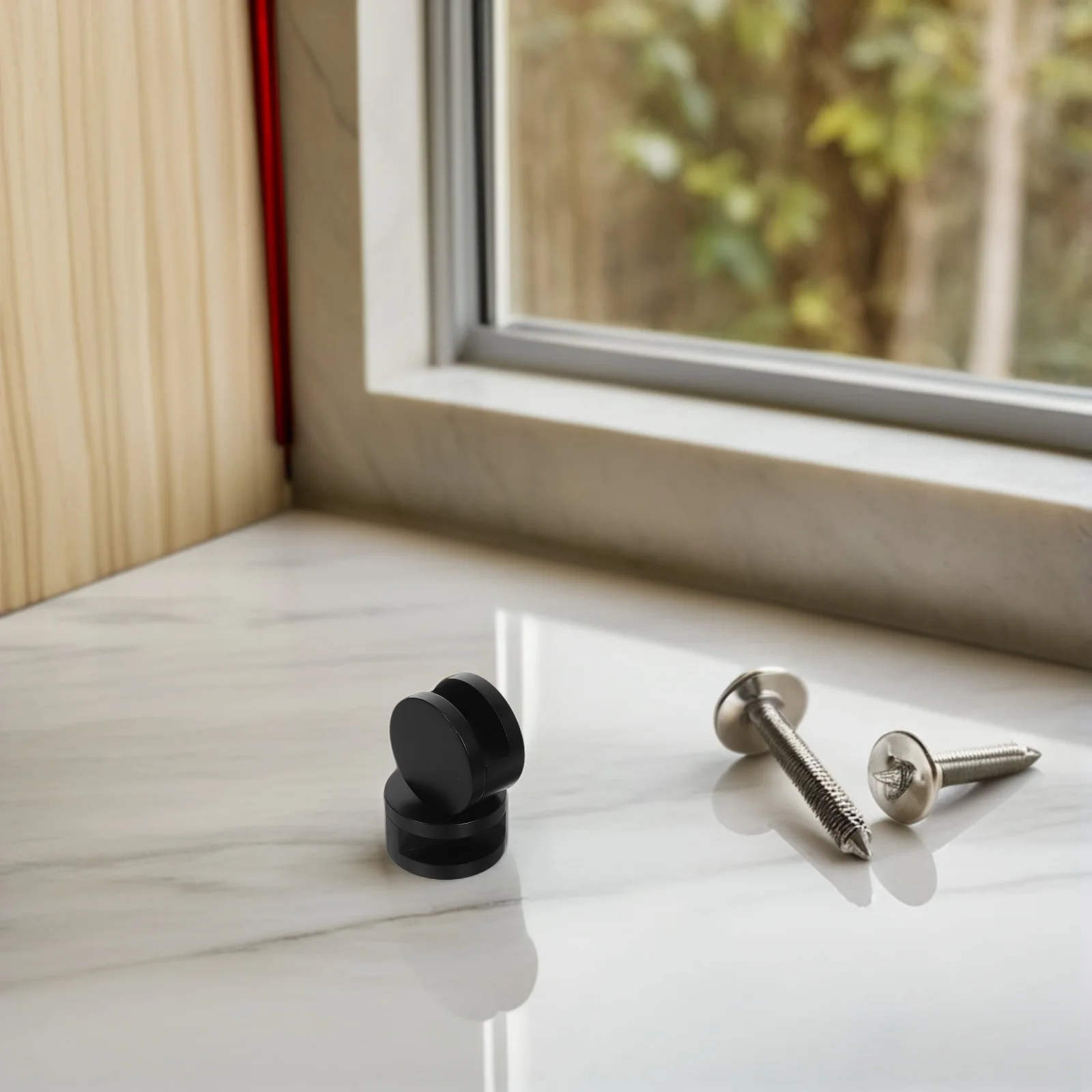 

4Pcs Frameless Mirror Clips Copper Glass Clamp Brackets for Bathroom Wall Mount Mirror Holder Clips 5-12mm Thick