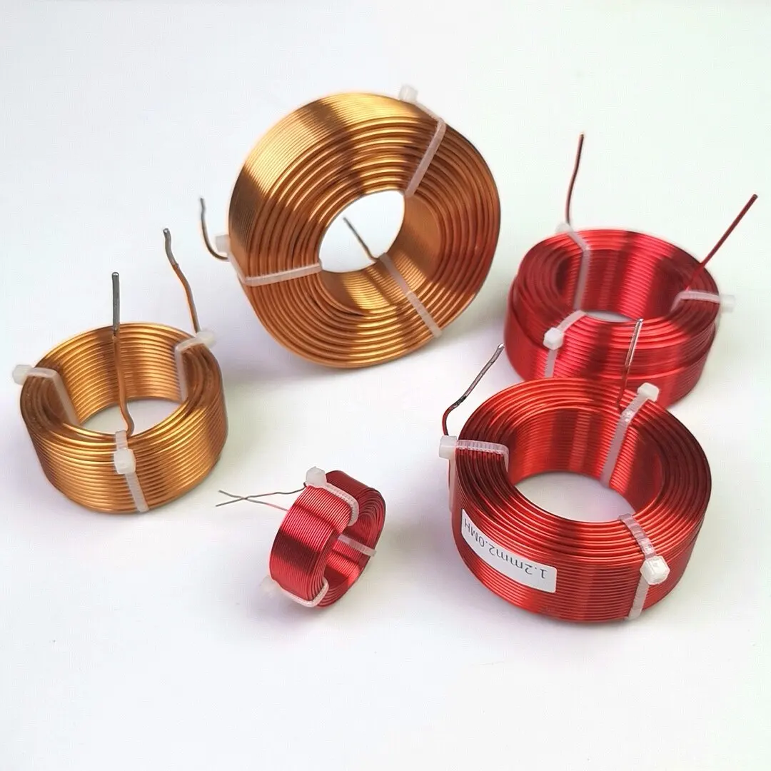 Air Core Inductor Coil for Crossover 0.2-5.0mH Custom 0.5-2.5mm OFC Wire Gauge