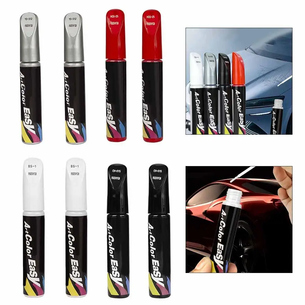 

2pcs Car Scratch Repair-Pen 11*0.6CM 10ml Touch Up Paint Solution ABS Car Accessories Touch-Up Paint For Various Repair Tool