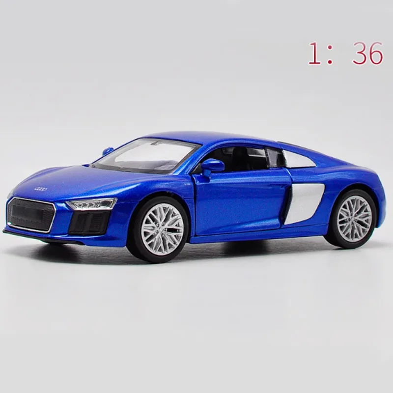

Welly масштаб 1:36, R8v10, имитация игрушечного автомобиля из сплава, статическое украшение, классическая коллекция, подарок, сувенир