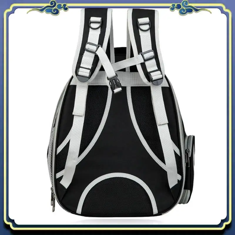 

Расширяемый рюкзак-переноска для кошек, большой прозрачный дорожный рюкзак для домашних животных, дорожная сумка для домашних животных с пузырьковой космической капсулой, простая в использовании