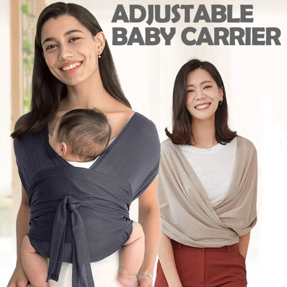 เป้อุ้มเด็กแบบปรับได้สากล Simple Front Hold สายรัดด้านหน้า X-type Breathable Outing Baby Wrap