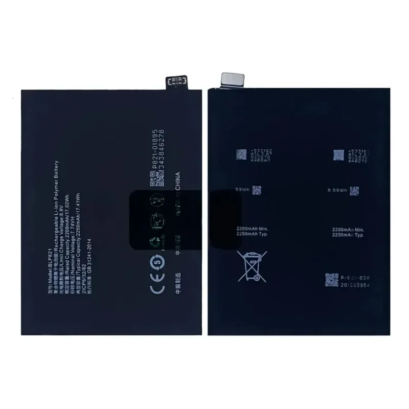 BLP821 7.74V 4450mAh Mobile Phone Battery for OPPO Oneplus 9 European Version / 1+9 European Versionphone Replacement Batteries