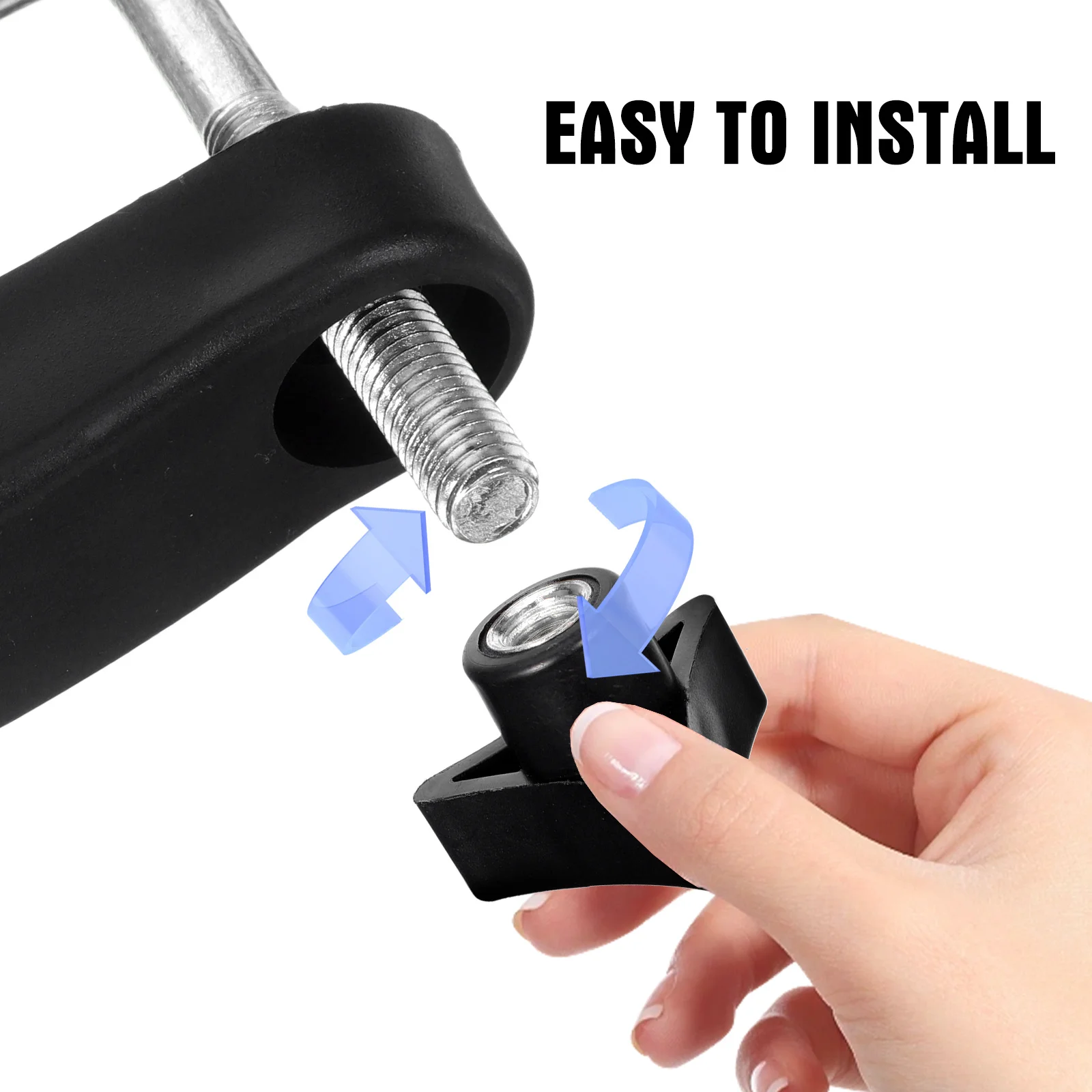 

2pcs Universal Rack Brackets U-Bolt Mounting Clips For Car Truck Basket Cargo Carrier Roof Luggage Accessories