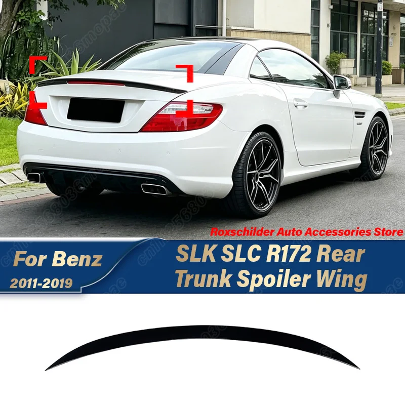For Mercedes Benz SLK SLC R172 2011 2012 2013 2014 2015 2016 2017 2018 2019 Car AMG Style Rear Spoiler Body Modification Kit