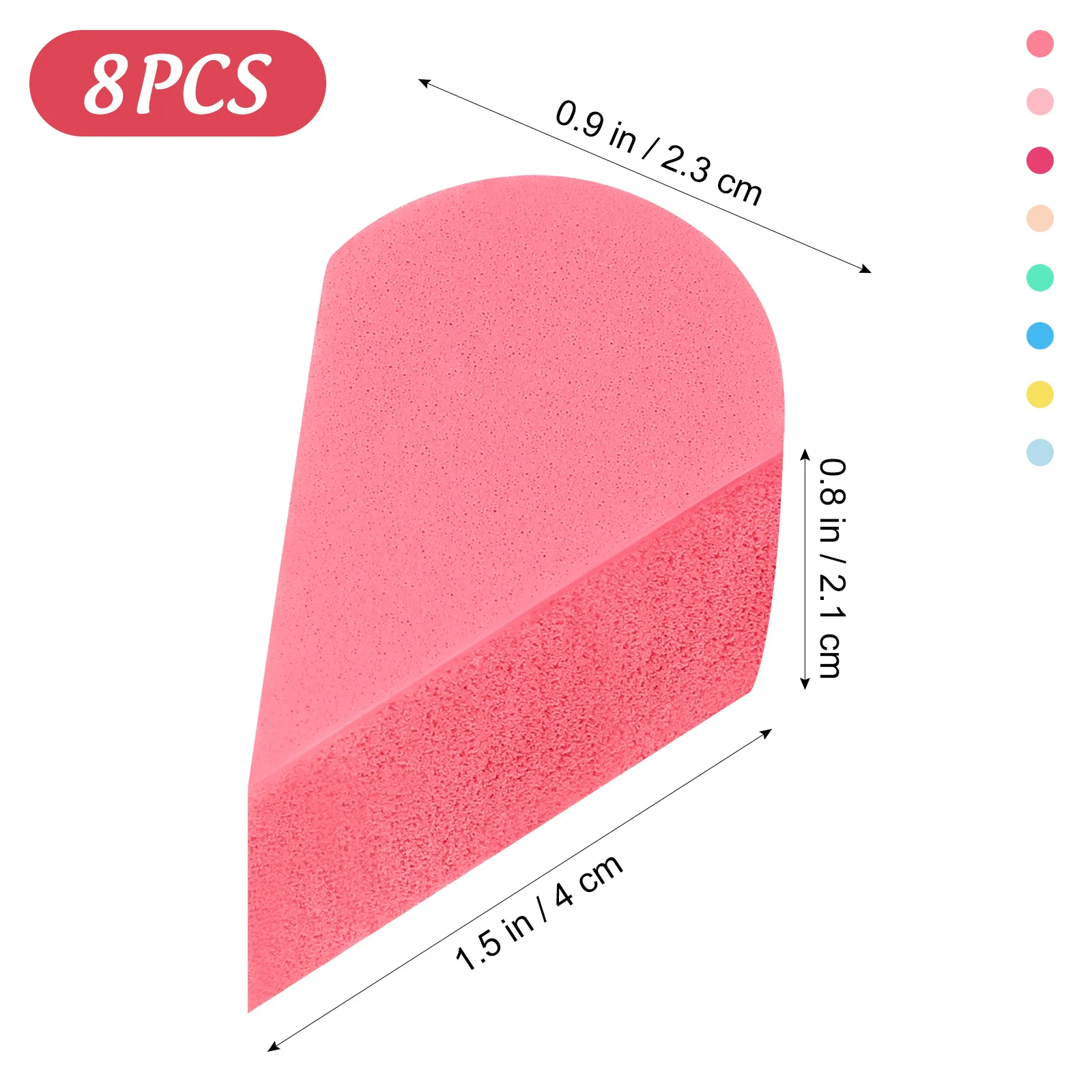8 spugne per trucco a forma di fiore, soffio professionale per fondotinta, crema, correttore, finitura liscia, strumento di bellezza