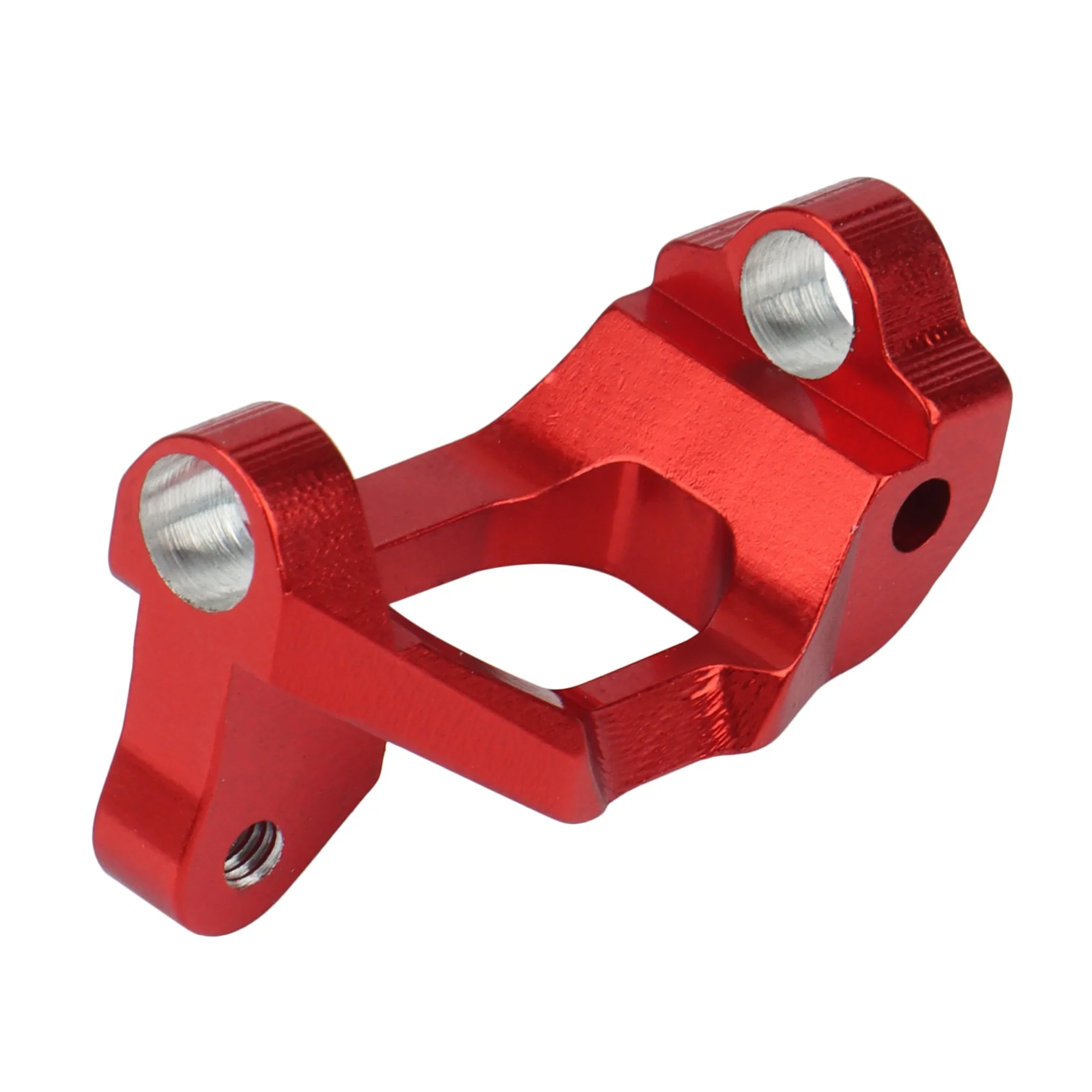 2Pcs Metal Front C-Hubs Caster Block For Axial Yeti Jr. AX90052 AXI90069 1/18 RC Car Upgrade Parts,Red