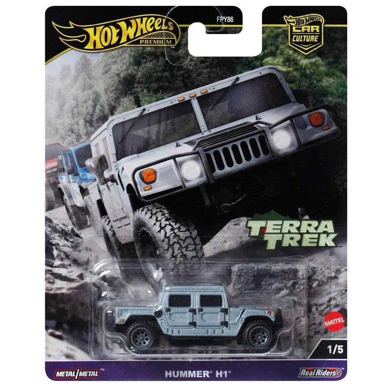 

Genuine Hot Wheels Premium Car Culture Terra Trek Hummer H1 Boys Toys 1:64 Diecast Vehicles Model Birthday Gift