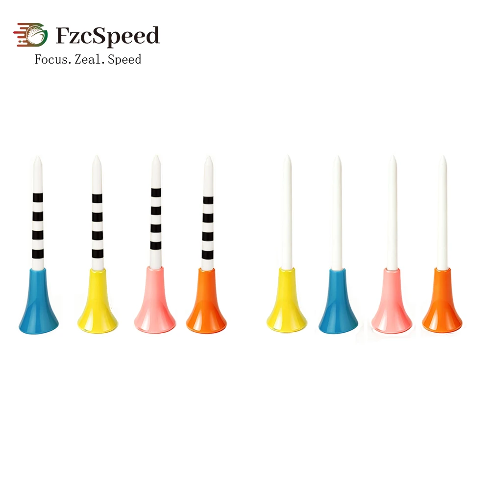 FzcSpeed Gummi-Golf-Tees Golf-Tee-Halter für Driving Range & Simulator 80mm 5er-Pack Unzerbrechliche Golf-Matte-Tees – Detail 1