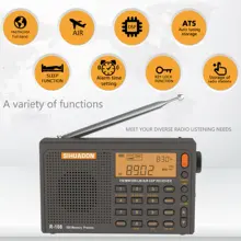Portable FM stereo radio with alarm and display #3