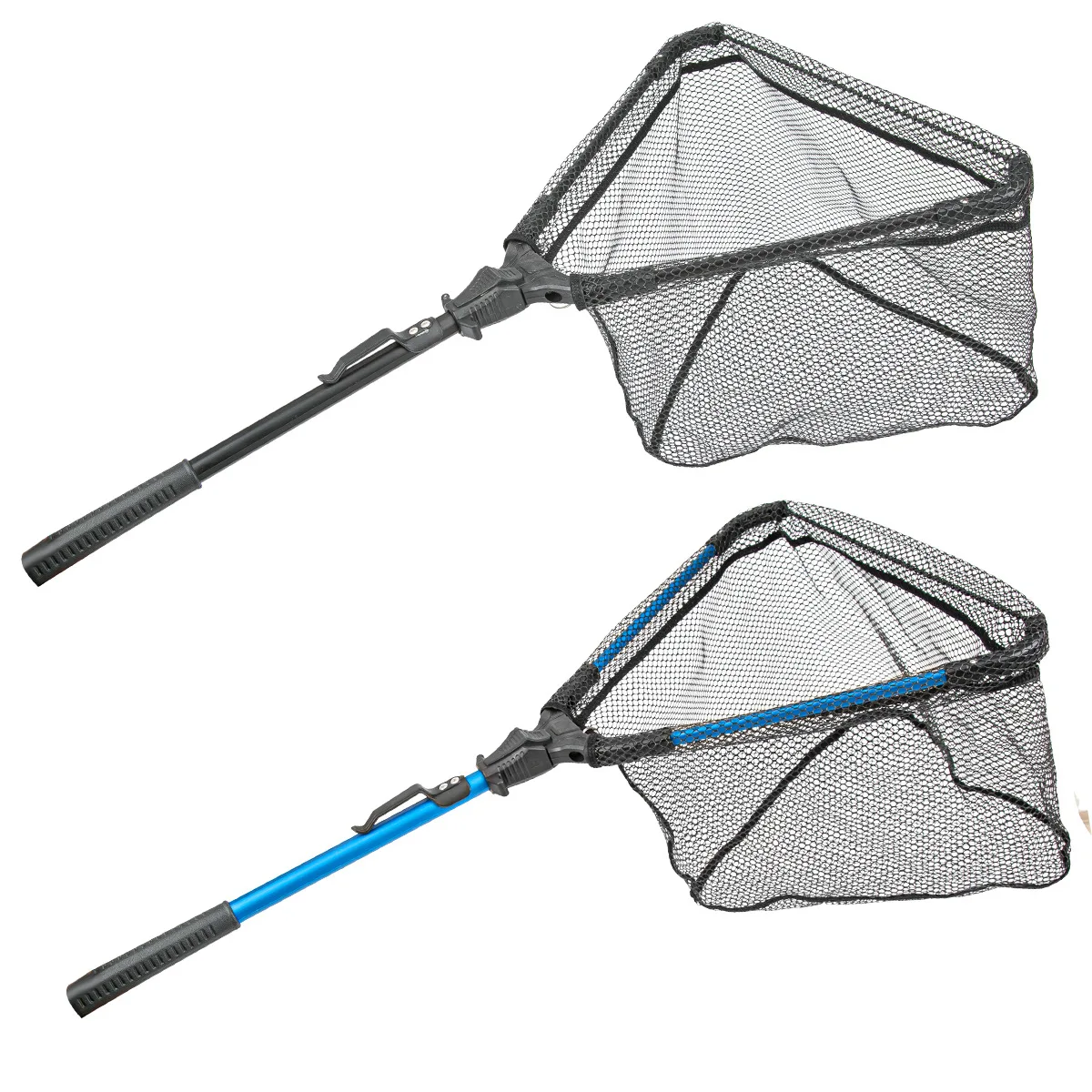 

Aluminum Alloy Triangle Mini Folding Fishing Net High Quality And Durable Black Fishing Tools Practical Portable Fishing Nets