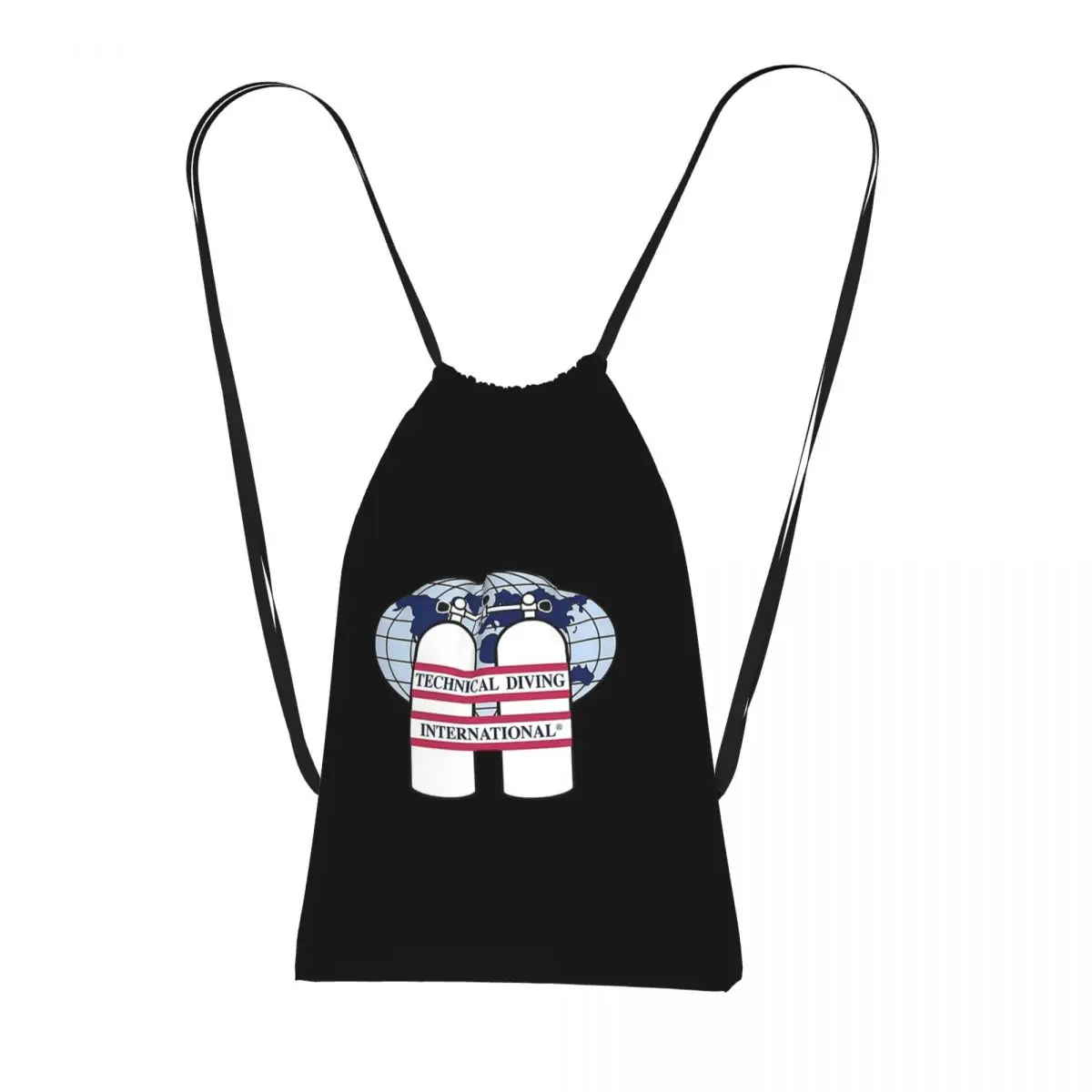 Scuba Diving DIVE Scuba Diver GiftBackpacks Portable Drawstring Bags Sports Bag Book Bags for Man Woman Students