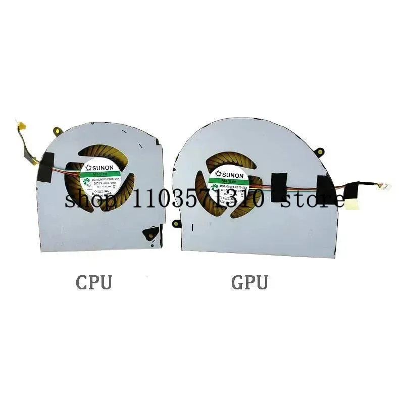 

yeM New Original Laptop CPU GPU Cooling Fan For Dell Alienware 17 R4 R5 P31E JM